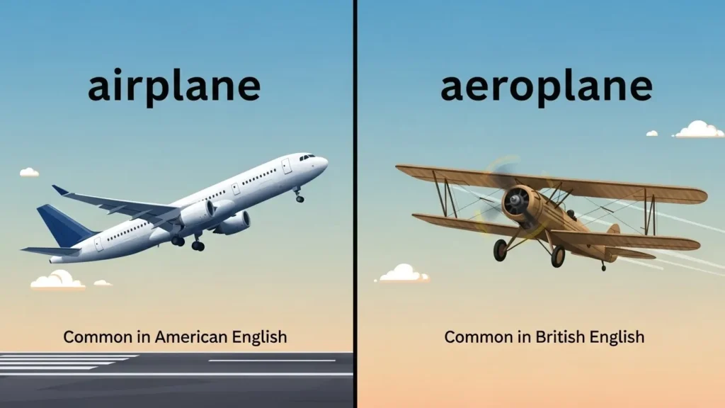 Airplane or Aeroplane