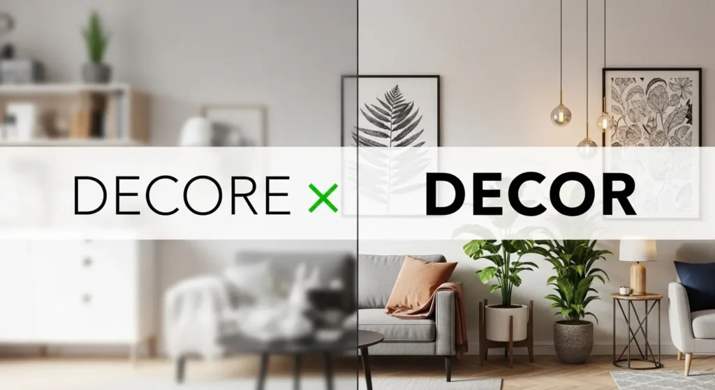 Decore or Decor