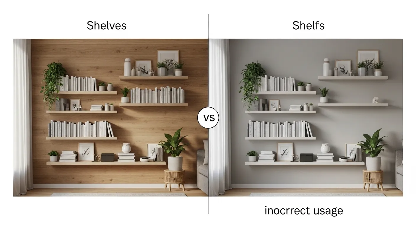 Shelves or Shelfs