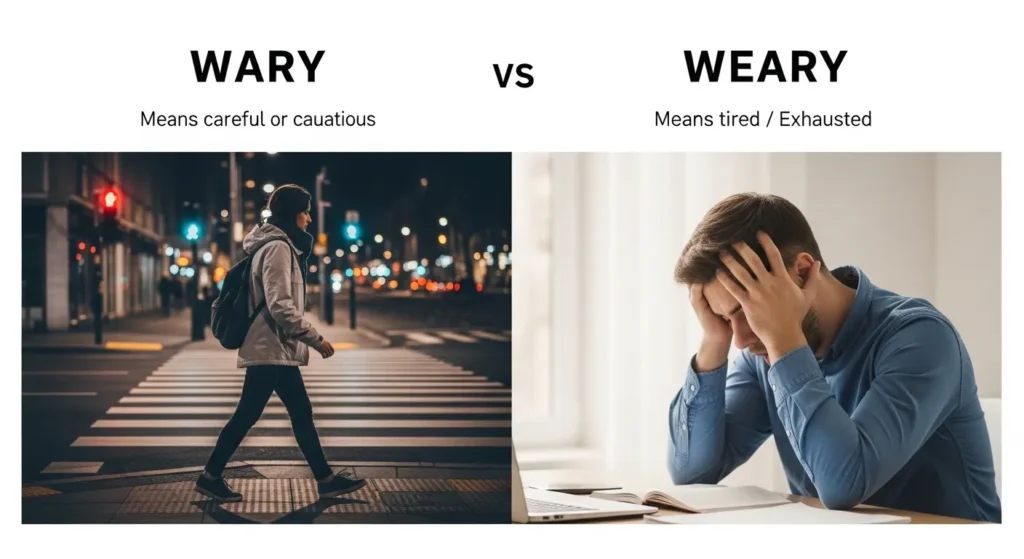 Wary or Weary