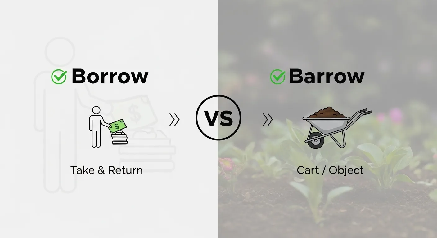 barrow or borrow