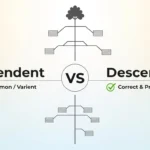 Descendent or Descendant