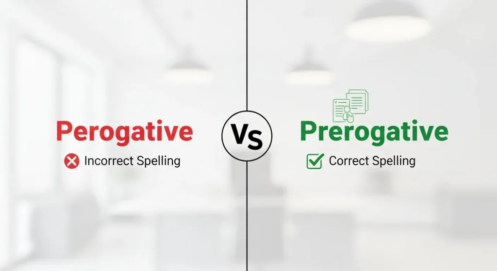 Perogative or prerogative