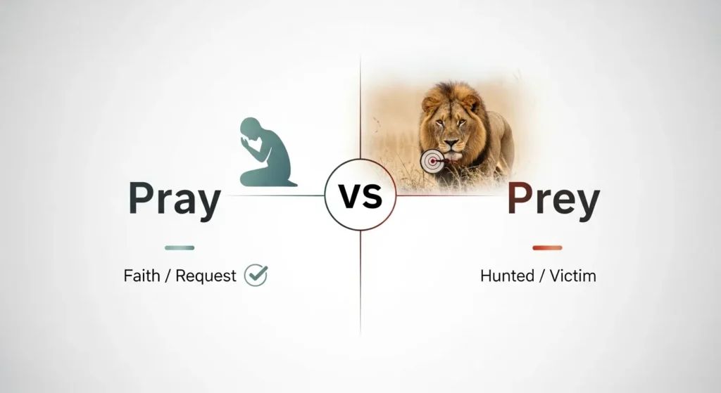 pray or prey