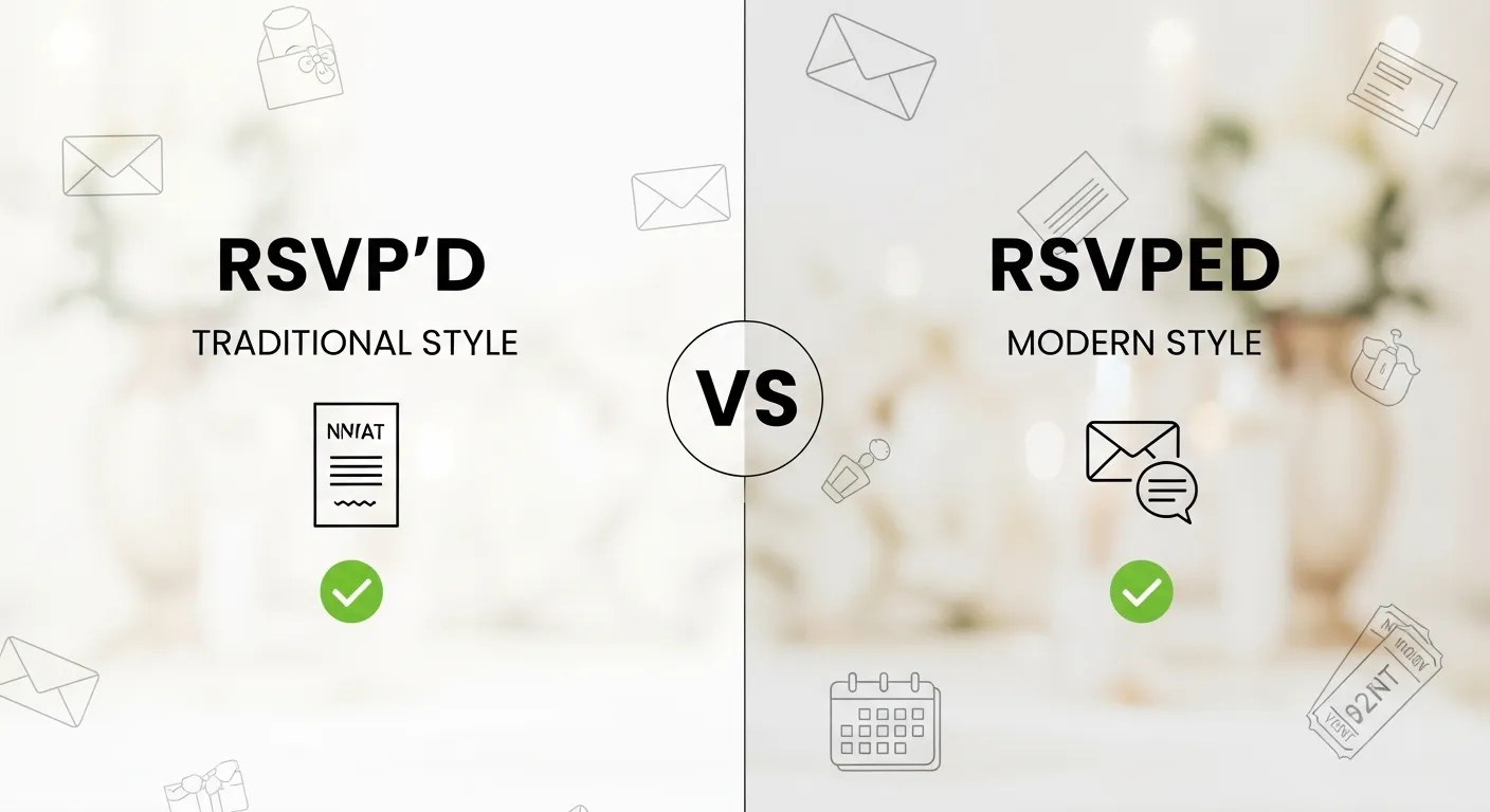 SVP’d or RSVPed