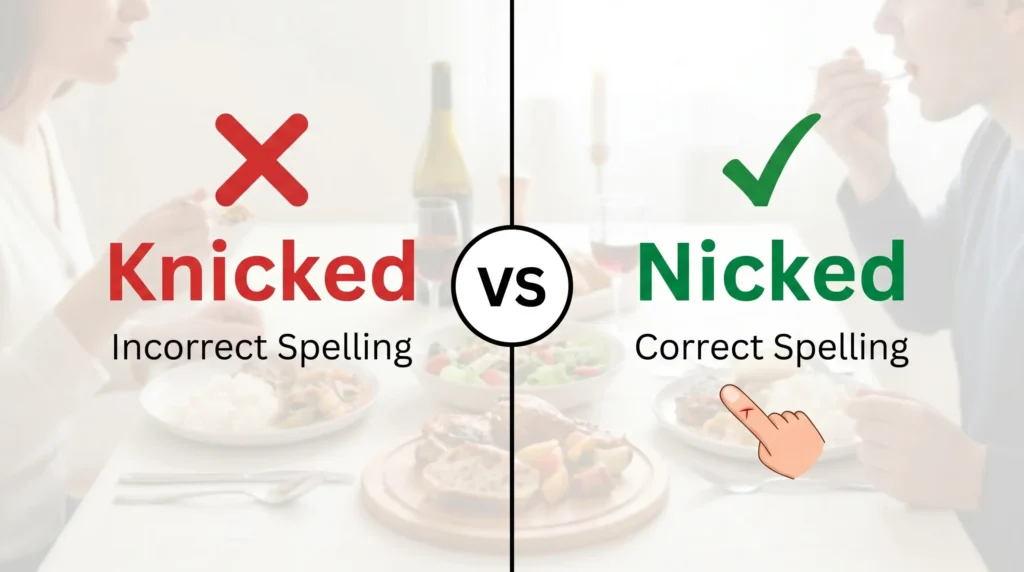 nicked or knicked
