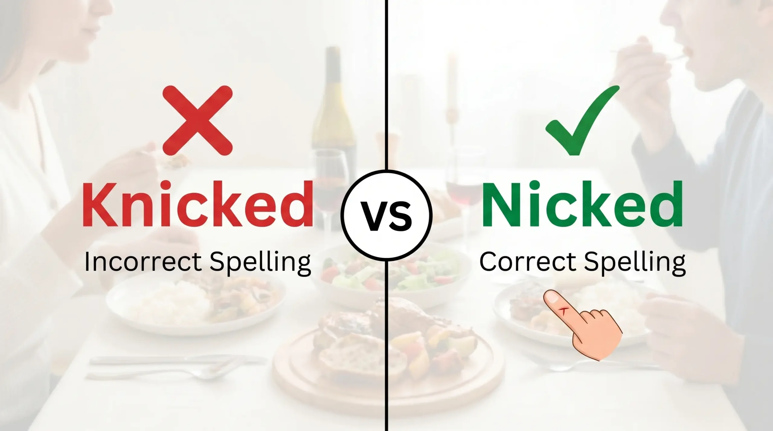 nicked or knicked