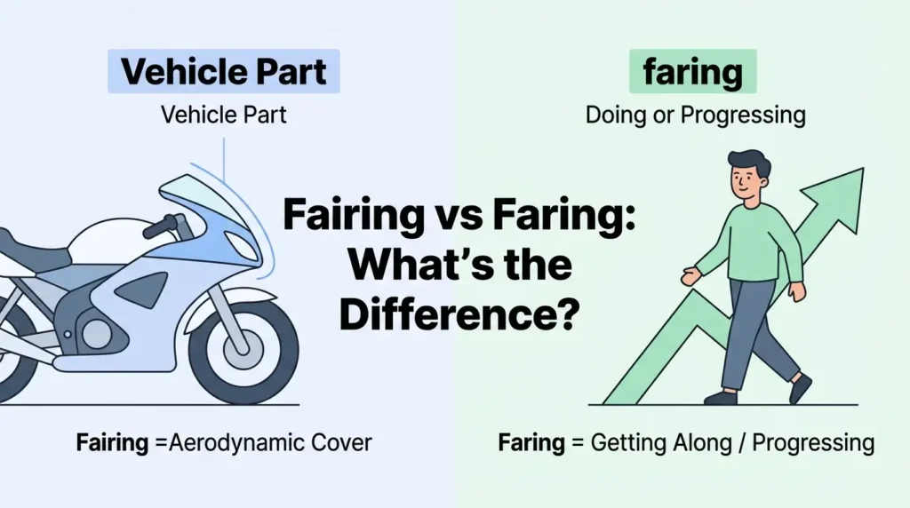 fairing or faring