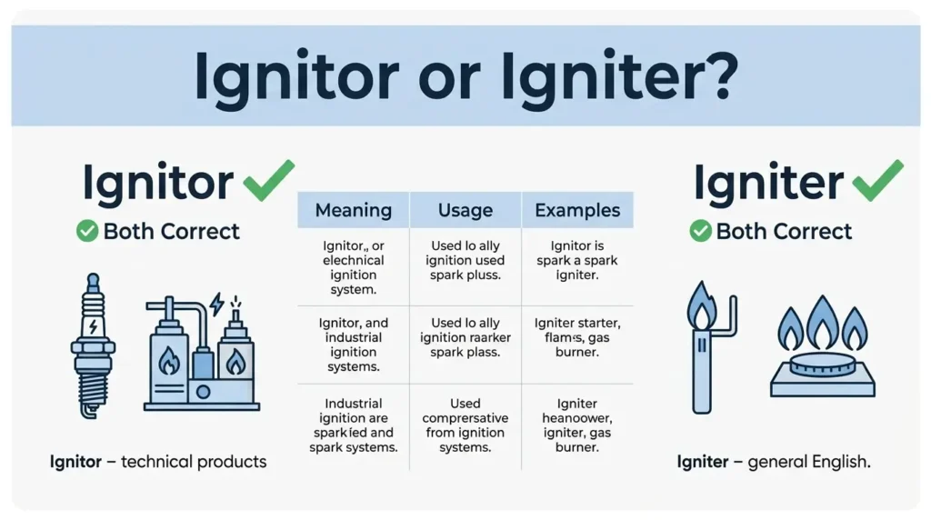 Ignitor or Igniter