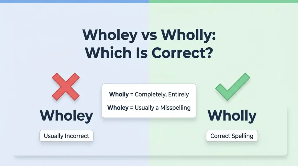 wholey or wholly