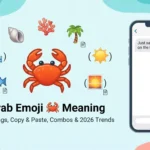 crab emoji