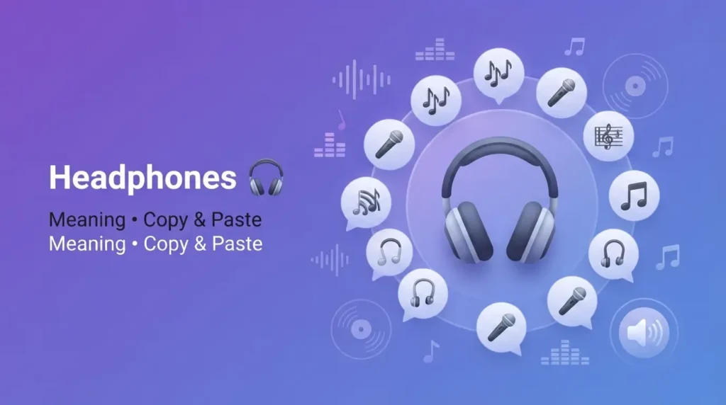 headphones emoji