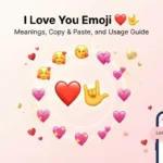 i love you emoji