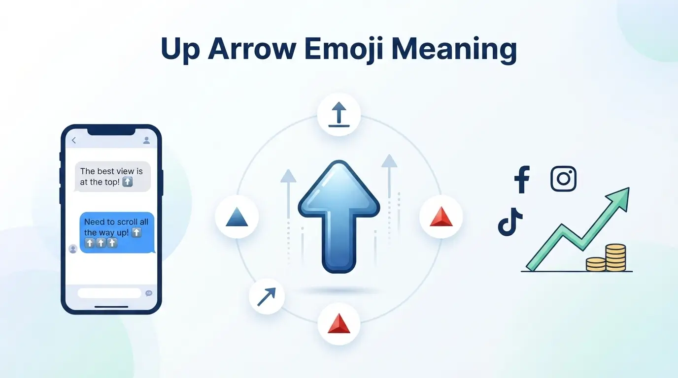 up arrow emoji